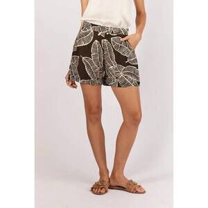 NEW RUBYYAYA pandang lightweight short in chocolate